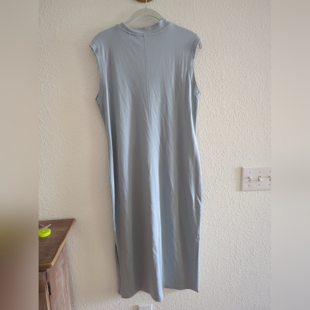 NEW MM Lafleur Light Blue The Lou Dress in Pima Cotton Size XLarge,med - Picture 10 of 11